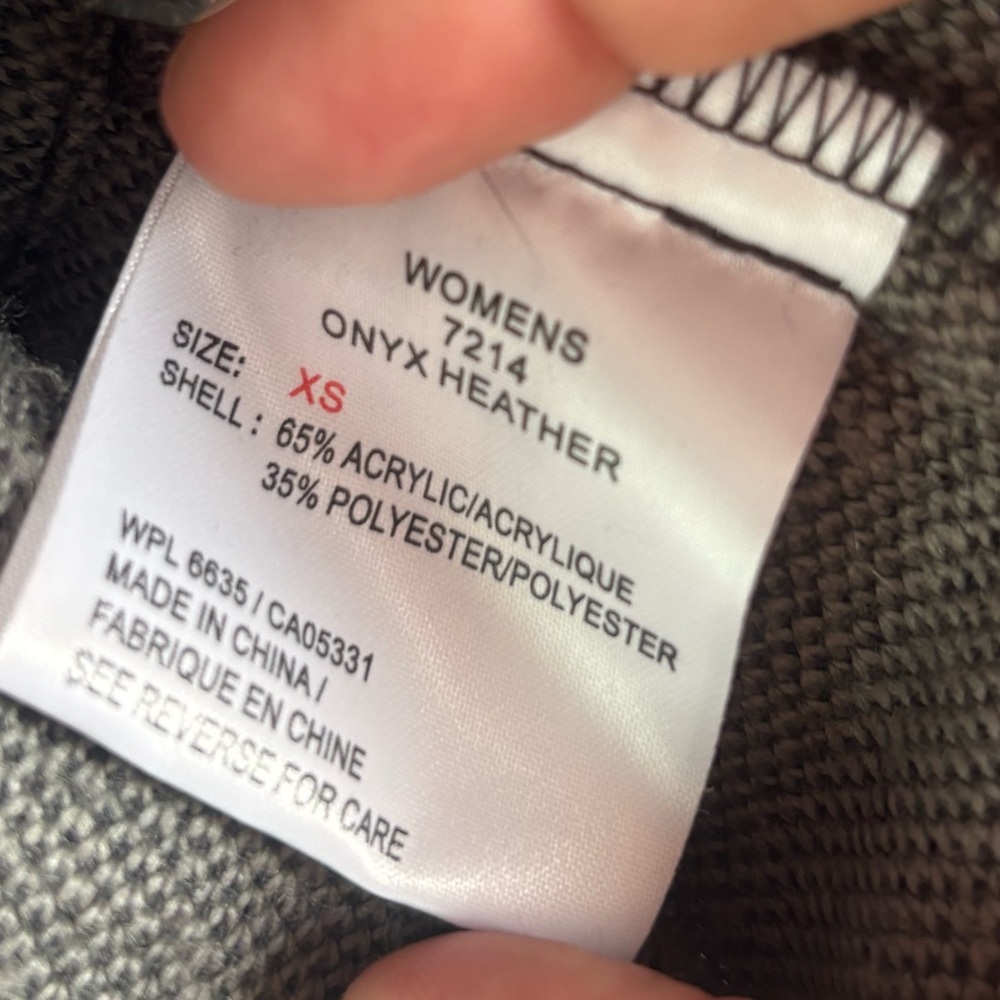 Woolrich Women’s Sherpa Vest Onyx Heather• Dark Grey • Size XS • EUC - Picture 3 of 6